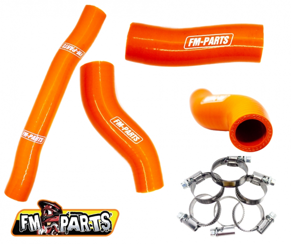 FM-Parts Silikon Kühlerschlauch Set für KTM/Husq/GasGas