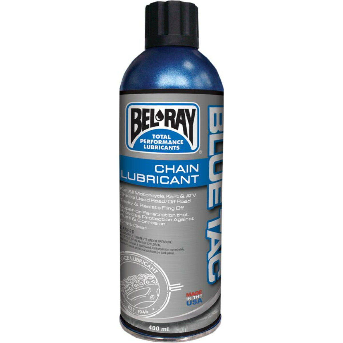 Bel Ray Blue Tac Kettenspray (400mL), Öl & Schmiermittel, Technik &  Verschleiß